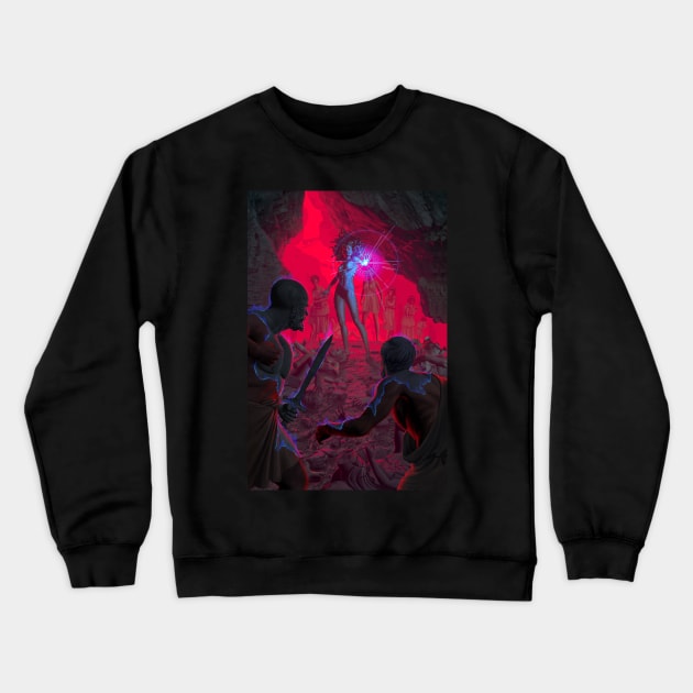 Medusa's Protection Crewneck Sweatshirt by eranfowler